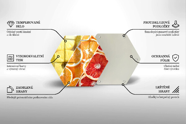 Protège plaque de cuisson Fruits colorés