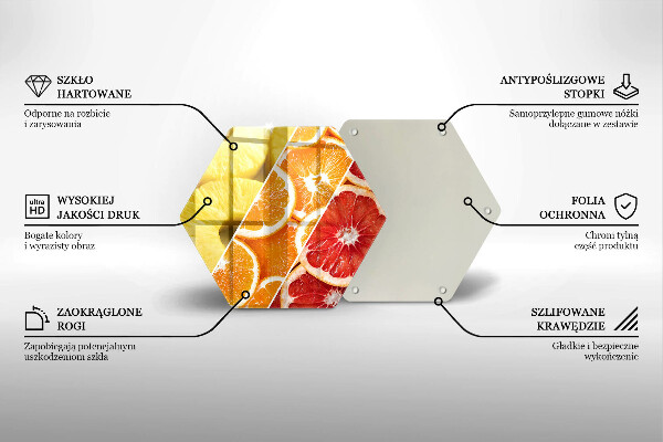 Protège plaque de cuisson Fruits colorés