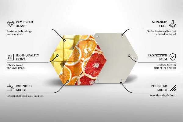 Protège plaque de cuisson Fruits colorés