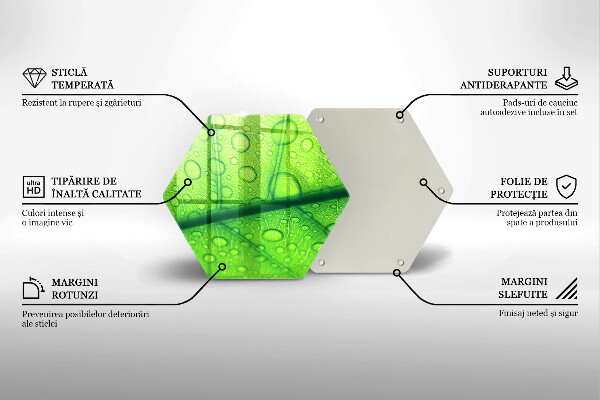 Protège plaque de cuisson Gros plan d'une feuille