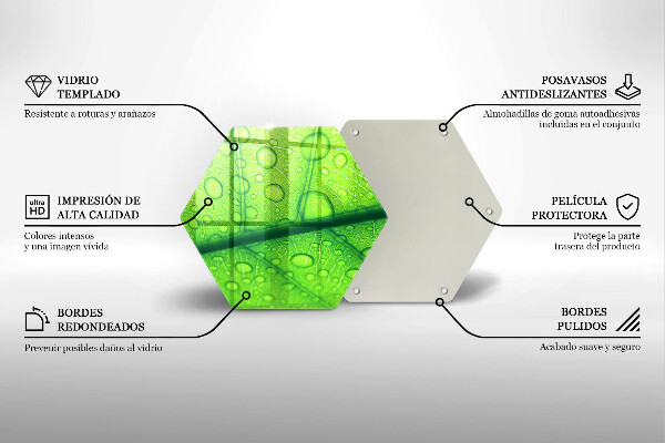 Protège plaque de cuisson Gros plan d'une feuille