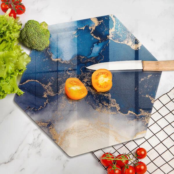 Protège plaque de cuisson Abstraction de marbre