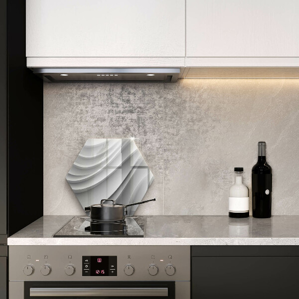 Protège plaque de cuisson Lignes géométriques