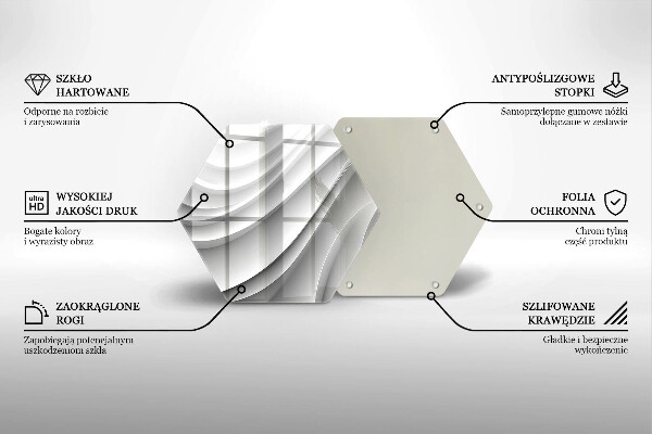 Protège plaque de cuisson Lignes géométriques