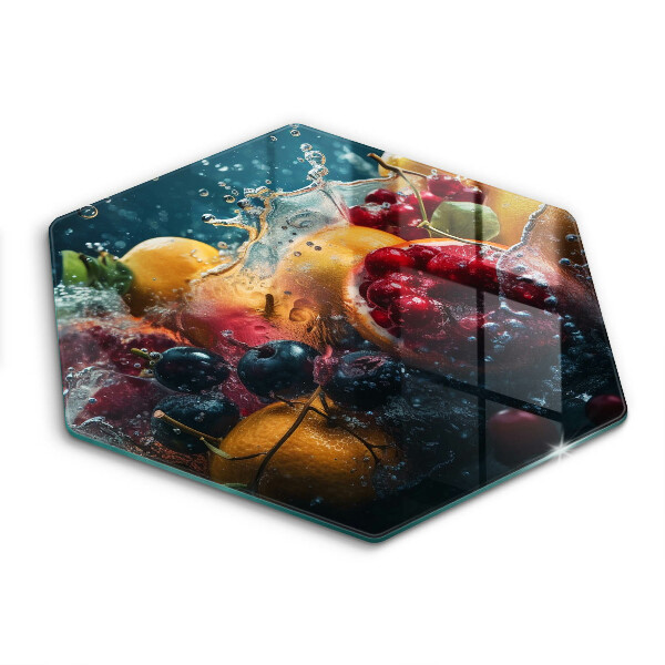 Protège plaque de cuisson Fruits dans l'eau