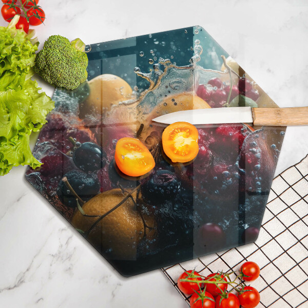 Protège plaque de cuisson Fruits dans l'eau