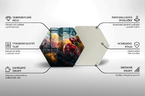 Protège plaque de cuisson Fruits dans l'eau