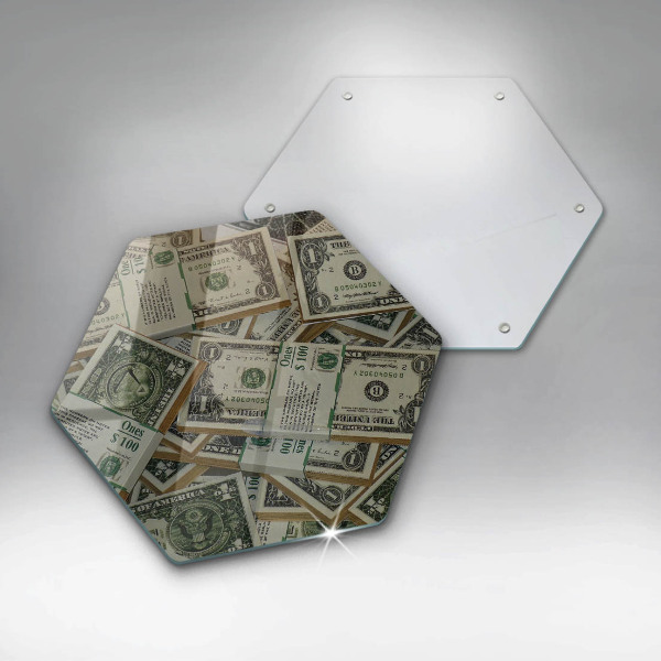Protège plaque de cuisson Argent dollars