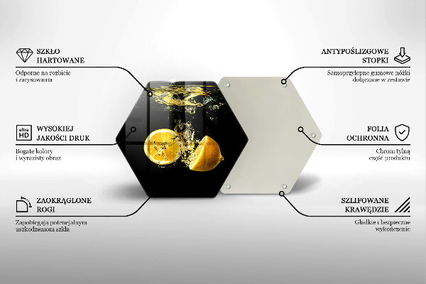 Protection plaque induction Fruit de citron juteux