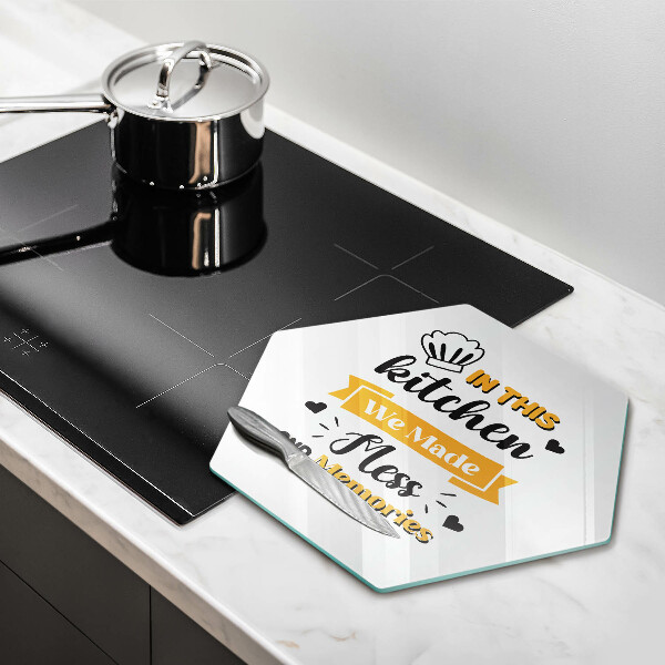 Protège plaque de cuisson In this kitchen we made mess and memories