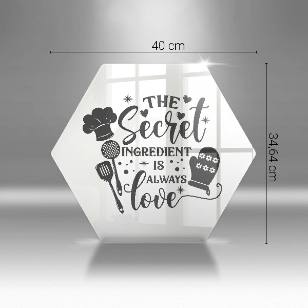 Protège plaque de cuisson Inscription phrase