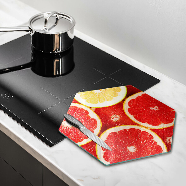 Protège plaque de cuisson Tranches de pamplemousse