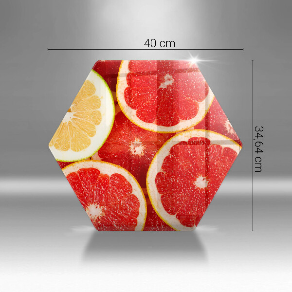 Protège plaque de cuisson Tranches de pamplemousse
