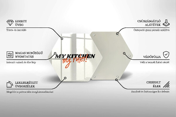 Protège plaque de cuisson My kitchen my rules