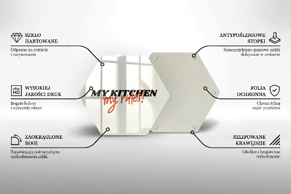 Protège plaque de cuisson My kitchen my rules