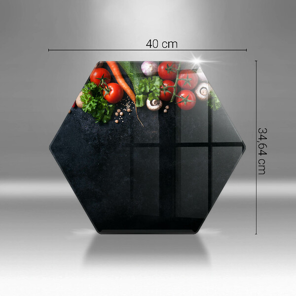 Protège plaque de cuisson Légumes colorés