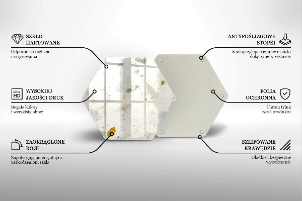 Protège plaque de cuisson Feuilles tombantes