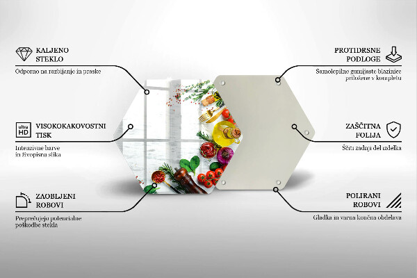 Protège plaque de cuisson Légumes et épices
