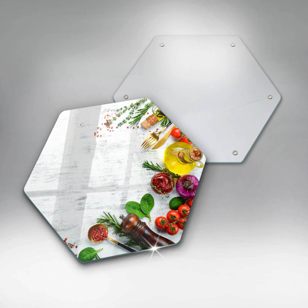 Protège plaque de cuisson Légumes et épices