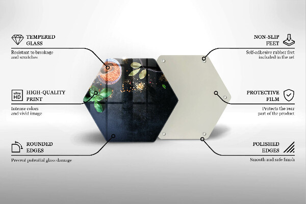 Protège plaque de cuisson Bols d'épices