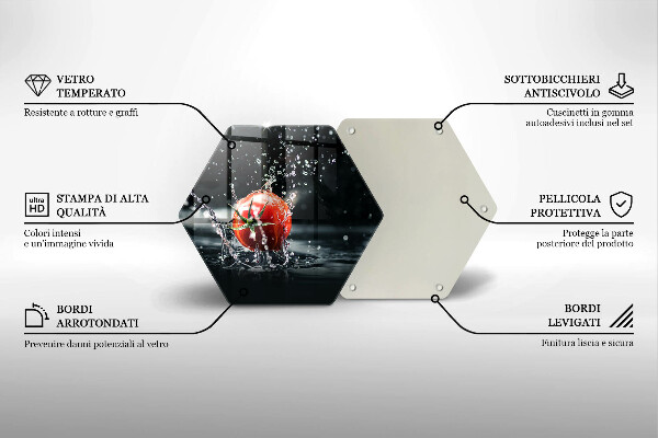 Protection plaque induction Tomate dans l'eau