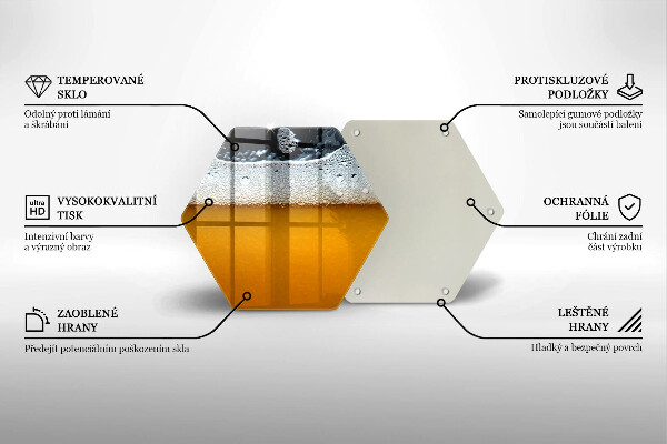 Protection plaque induction Boire de la mousse de bière