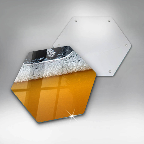 Protection plaque induction Boire de la mousse de bière