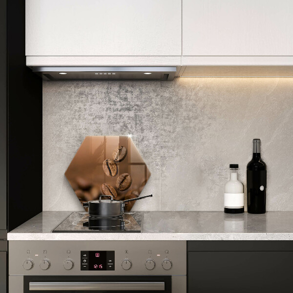 Cache plaque de cuisson Grains de café