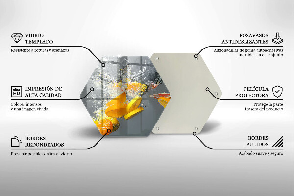 Cache plaque de cuisson Citrons dans l'eau