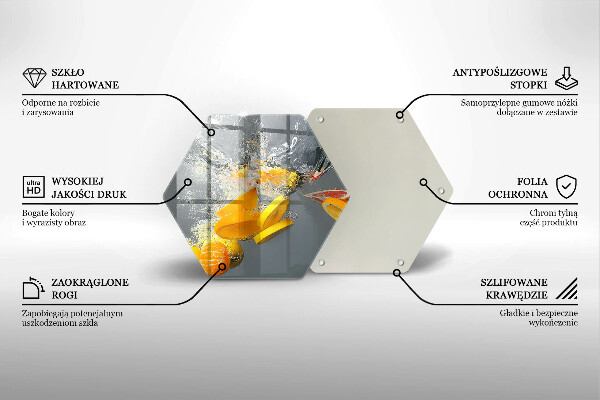 Cache plaque de cuisson Citrons dans l'eau