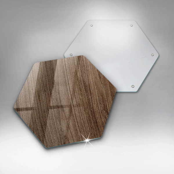 Protège plaque de cuisson Texture du bois
