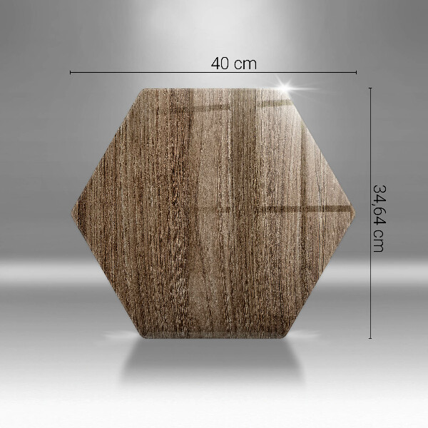 Protège plaque de cuisson Texture du bois