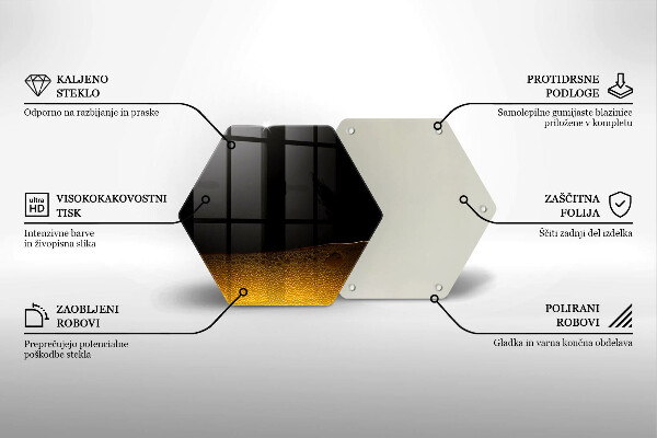 Protège plaque de cuisson Bière gazeuse