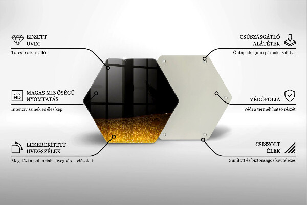 Protège plaque de cuisson Bière gazeuse