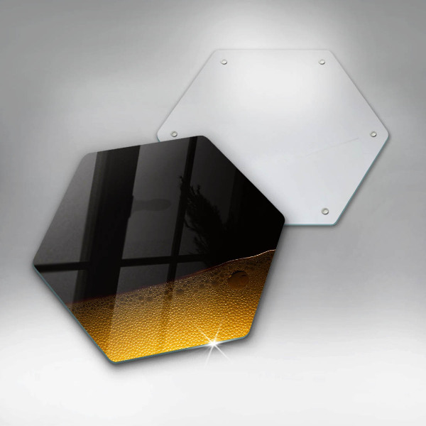 Protège plaque de cuisson Bière gazeuse