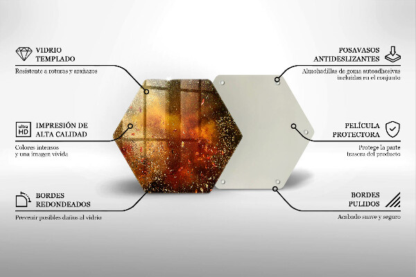 Protège plaque de cuisson Épices colorées