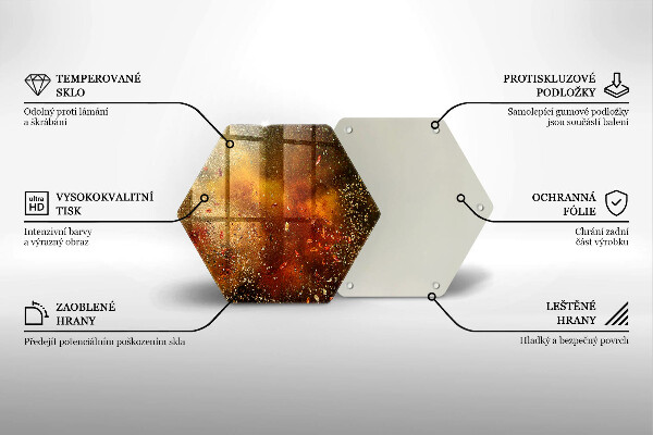 Protège plaque de cuisson Épices colorées