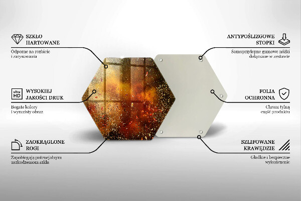 Protège plaque de cuisson Épices colorées