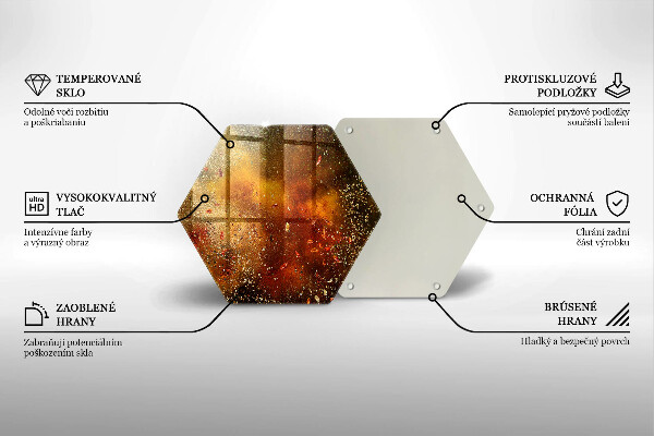 Protège plaque de cuisson Épices colorées