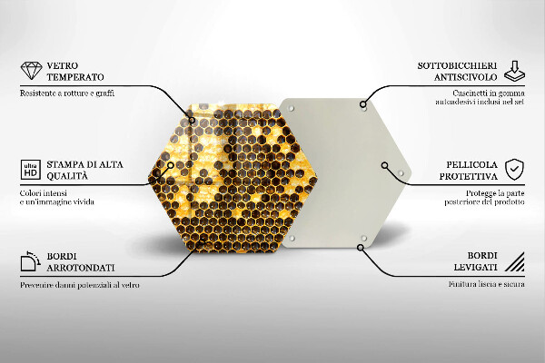 Protège plaque de cuisson Rayon de miel