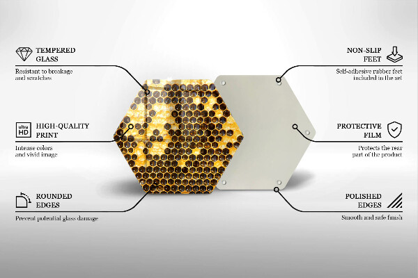 Protège plaque de cuisson Rayon de miel