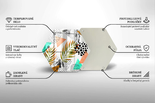 Protection plaque induction Modèle de feuilles de bohème