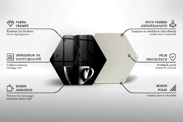 Cache plaque de cuisson Une tasse de thé