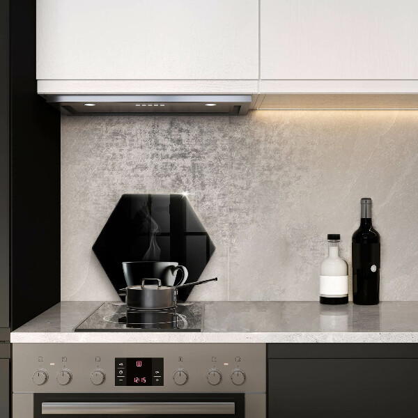 Cache plaque de cuisson Une tasse de thé