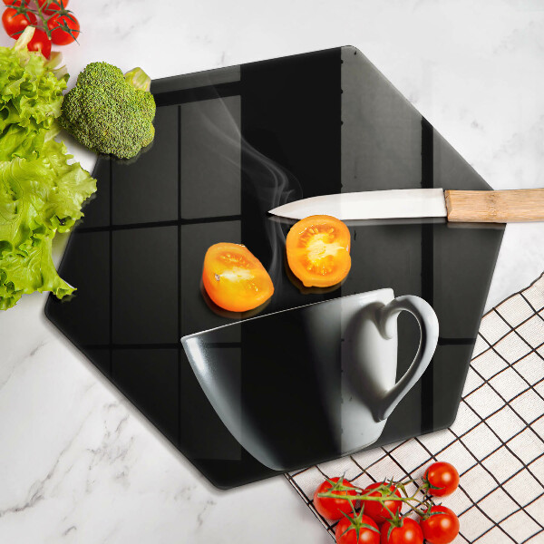 Cache plaque de cuisson Une tasse de thé