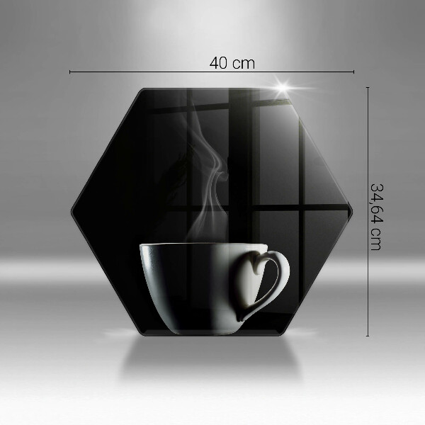 Cache plaque de cuisson Une tasse de thé