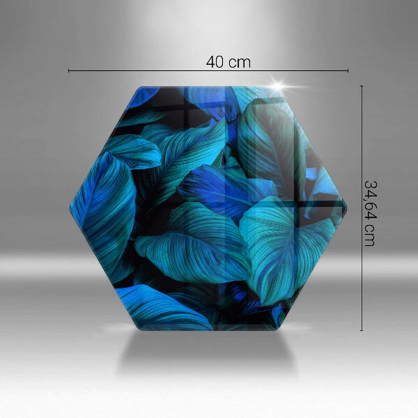 Protection plaque induction Feuilles de végétation de la jungle