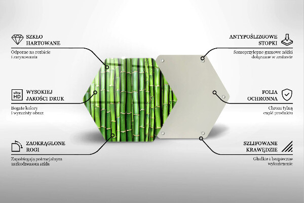 Cache plaque de cuisson Bambous naturels