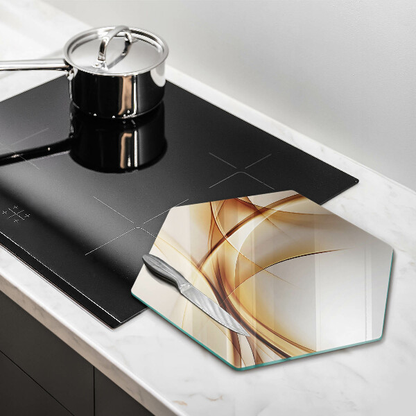 Cache plaque de cuisson Formes abstraites