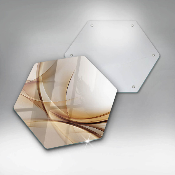 Cache plaque de cuisson Formes abstraites